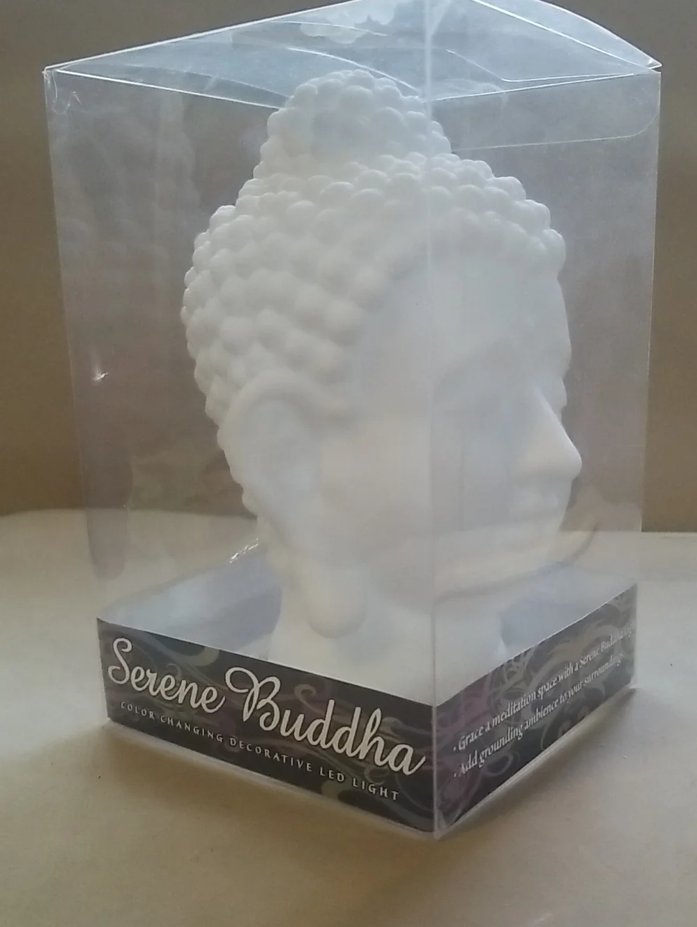 BUDDHA LED COLOR CHANGING LIGHT (SOFT PLASTIC)